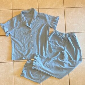 Light Blue Pajama Set